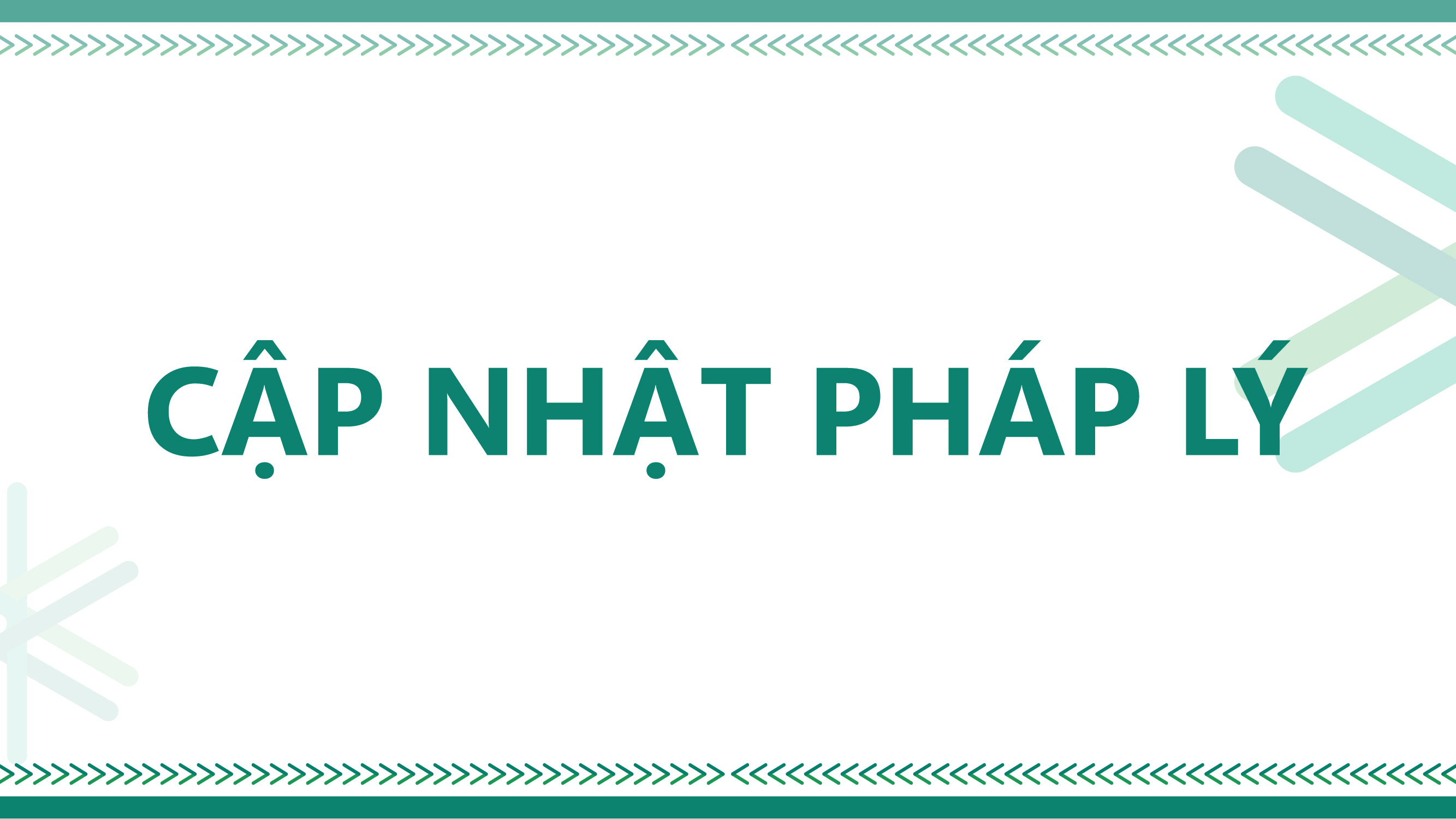 Cập nhật pháp lý