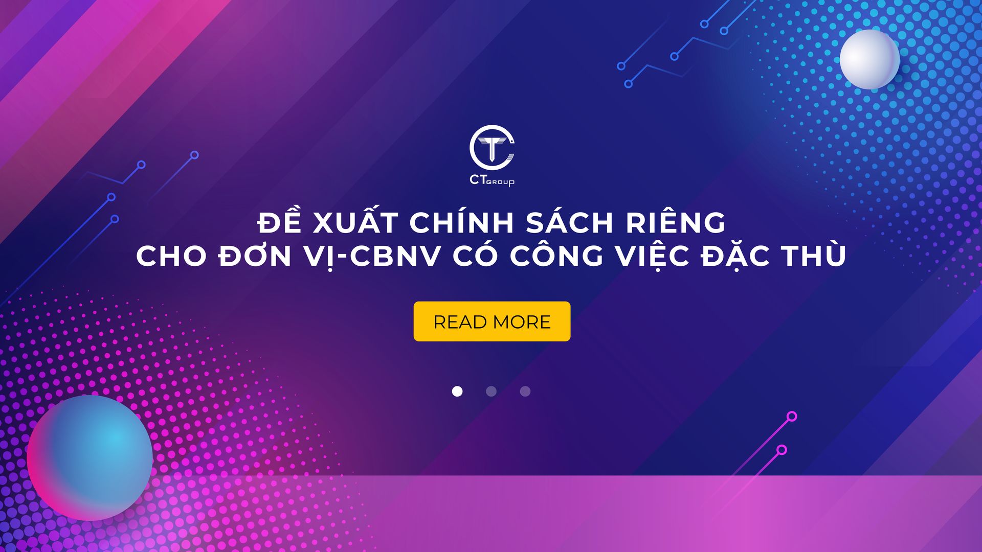 Thông báo đề xuất chính sách riêng cho các Đơn vị/CBNV có công việc đặc thù