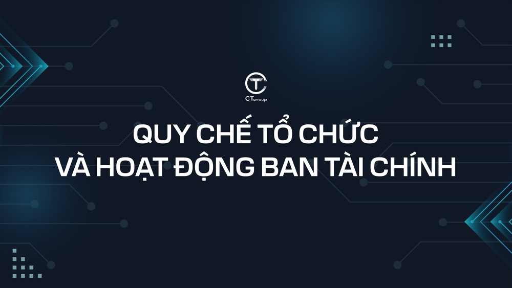 Quy chế tổ chức và hoạt động Ban Tài chính