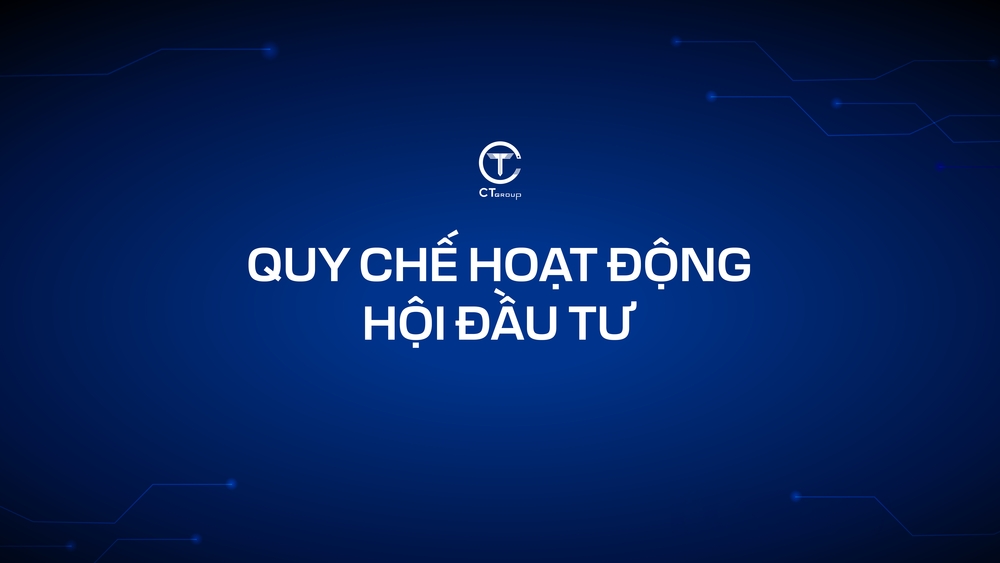  Quy chế hoạt động hội đầu tư