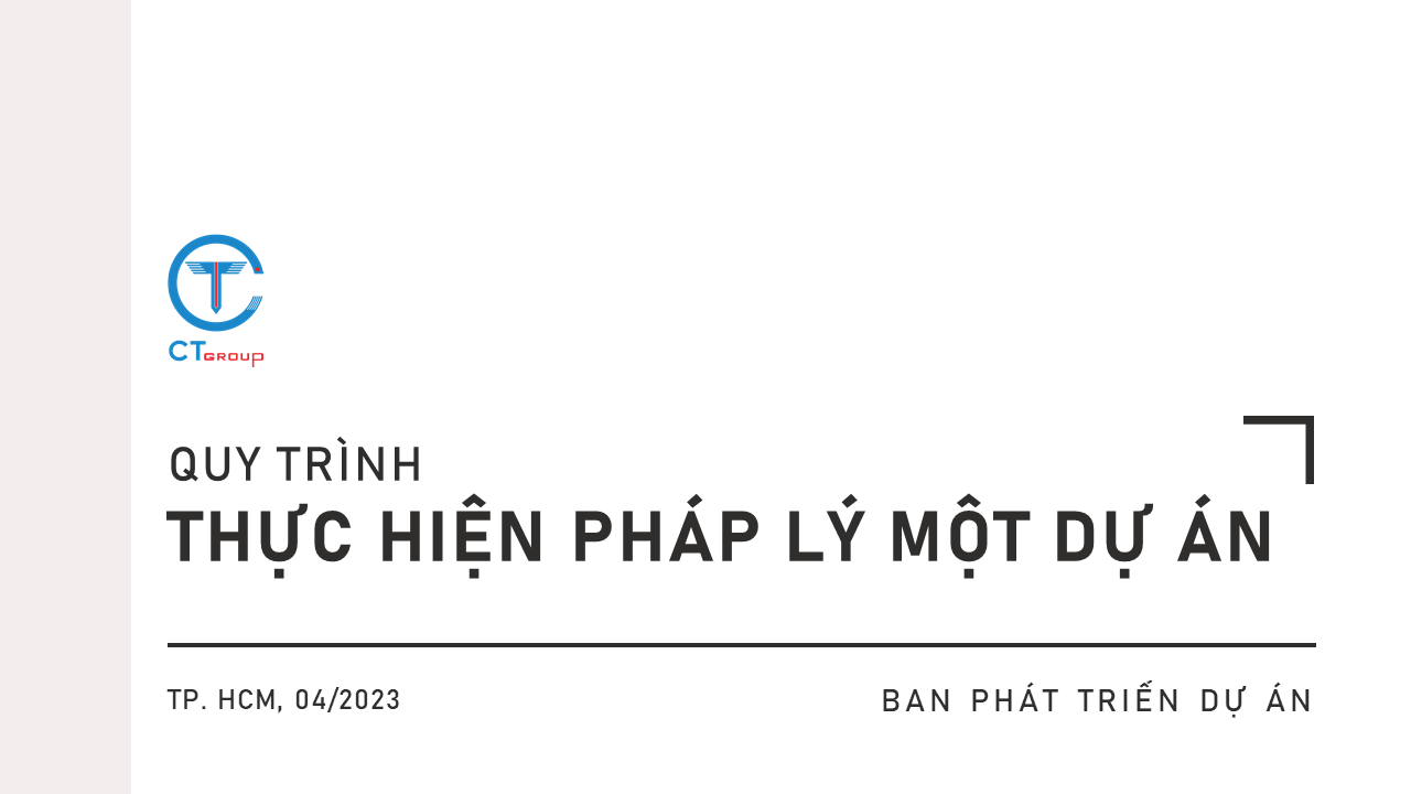 Quy trình thực hiện dự án (phối hợp sở ngành)